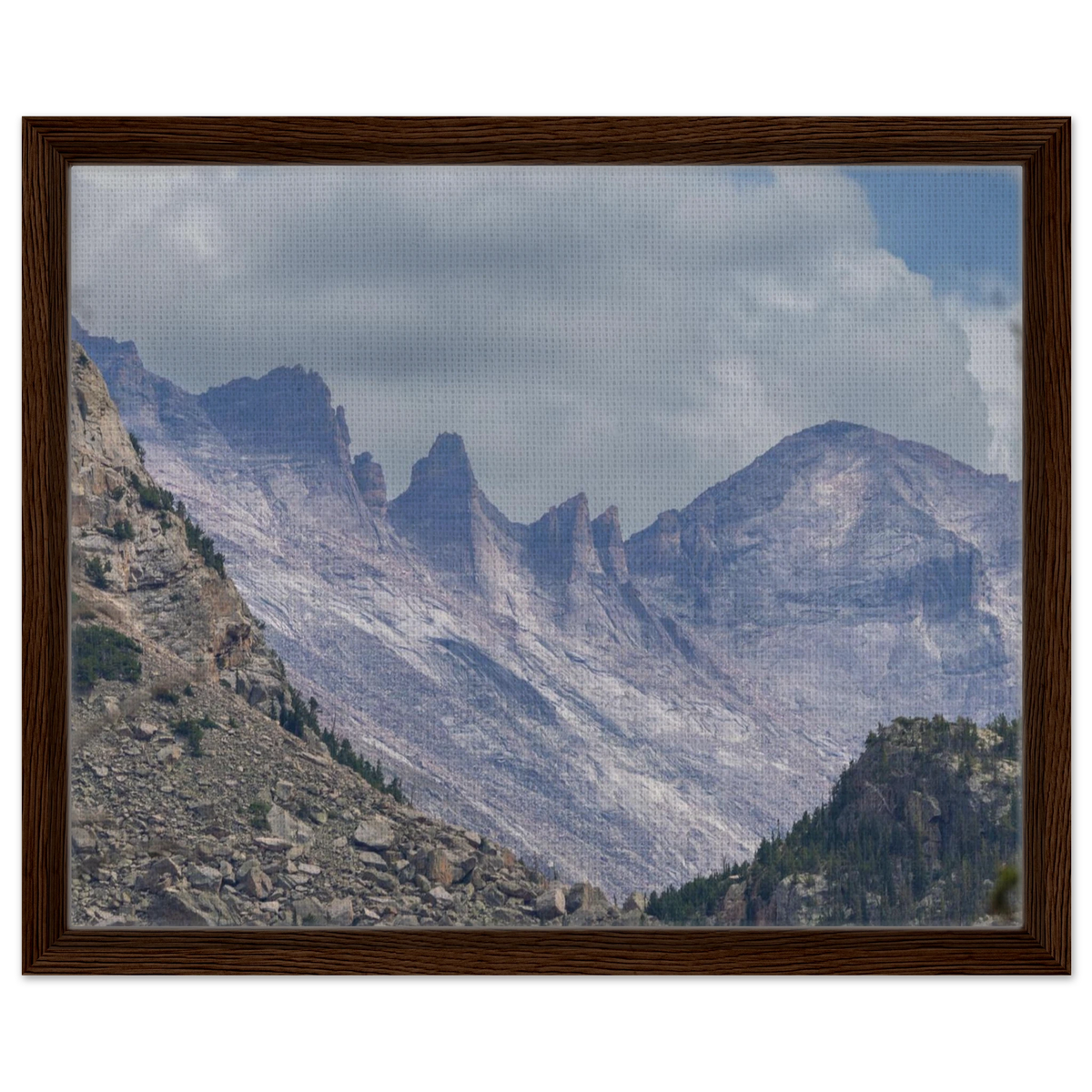 Infrared Redwoods — Dawn Sentinel — framed or canvas wall art preview